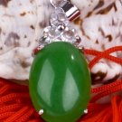 Silver Jade Crystal Pendant Necklace [style17]