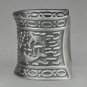 Antique Silver Dolphin Mermaid's Bangle Cuff Bracelet