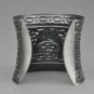 Antique Silver Dolphin Mermaid's Bangle Cuff Bracelet