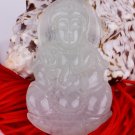Jade Guan Yin Avalokiteśvara Bodhisattva Buddhist Amulet Talisman Pendant