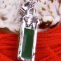 Silver Jade Crystal Pendant Necklace [style18]