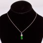 Silver Jade Crystal Pendant Necklace [style18]