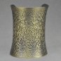 Ethnic Vintage Bronze Wide Open Ended Cuff Bangle Indian Bracelet
