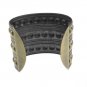 Antique Bronze Military Studded Cuff Bangle Bracelet