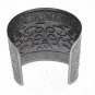Antique Silver Roman Greek Style Cuff Bangle Bracelet