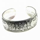 Antique Silver Tibetan Silver Cuff Bangle Bracelet