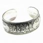 Antique Silver Tibetan Silver Cuff Bangle Bracelet