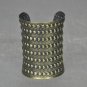Antique Bronze Gothic Military Studded Cuff Bangle Bracelet