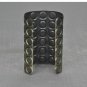 Antique Bronze Military Studded Wide Cuff Bangle Bracelet