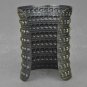 Antique Bronze Gothic Military Studded Cuff Bangle Bracelet