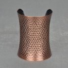 Antique Hammered Copper Textured Metal Cuff Bangle Indian Bracelet