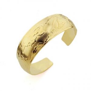 Genuine 18K Gold Plated Phoenix Bangle Bracelet
