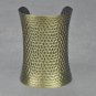 Antique Hammered Bronze Textured Metal Cuff Bangle Indian Bracelet