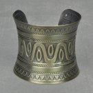 Antique Bronze Copper Roman Greek Style Cuff Bangle Bracelet