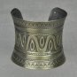 Antique Bronze Copper Roman Greek Style Cuff Bangle Bracelet