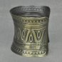 Antique Bronze Copper Roman Greek Style Cuff Bangle Bracelet