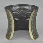 Antique Bronze Greco-Roman Style Cross Cuff Bangle Bracelet