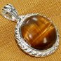 Silver Tiger's Eye Pendant Necklace [style5]
