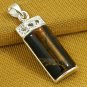 Silver Tiger's Eye Pendant Necklace [style7]