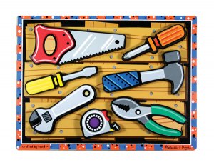 Tools Chunky - 7 piece Melissa & Doug puzzle - Ages 2+