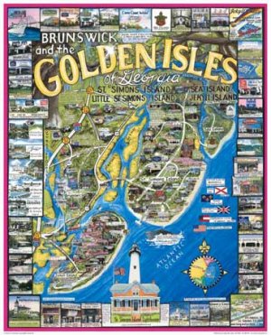Golden Isles, Georgia  - 1,000 piece White Mountain puzzle - for Ages 12+