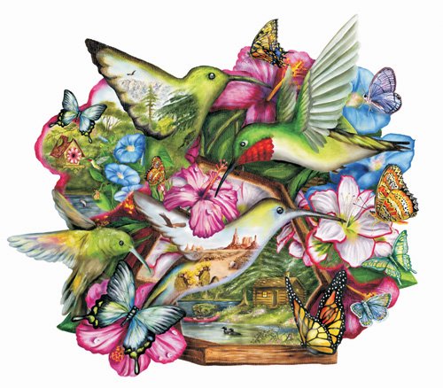Flutter By - 600 piece SunsOut puzzle - for Ages 12+