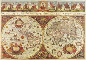 World Map 1665 - 3,000 piece Ravensburger puzzle - for Ages 12+