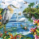 Blue Heron & Friends - 1,000 piece White Mountain puzzle - for Ages 12+