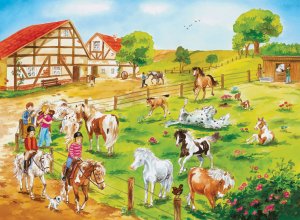 Pony Farm - 100 piece Ravensburger puzzle - for Ages 6+