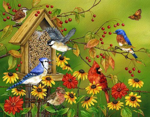 Fall Feast - 1,000 piece White Mountain puzzle - for Ages 12+