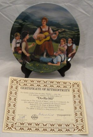 DO-RE-MI Sound of Music Collectors Plate