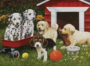 Puppy Party - 60 piece Ravensburger puzzle - for Ages 4+