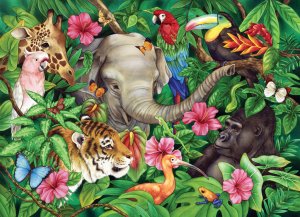 Tropical Friends - 60 piece Ravensburger puzzle - for Ages 4+