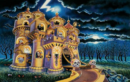 Haunted Castle - 100 piece SunsOut puzzle - for Ages 6+