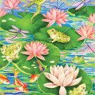 Playful Pond - 500 piece MasterPieces Vertcal Panoramic  jigsaw puzzle - for Ages 12+