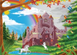 Enchanted Castle - 60 piece Melissa & Doug puzzle - for Ages 5+