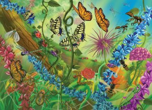 World of Bugs - 60 piece Melissa & Doug jigsaw puzzle - for Ages 5+