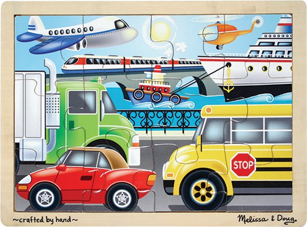 On The Go - 12 piece Melissa & Doug puzzle - Ages 3+
