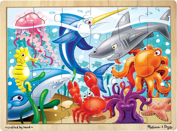 Under the Sea - 24 piece Melissa & Doug puzzle - Ages 3+