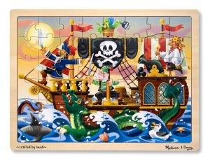 Pirate Adventure - 48 piece Melissa & Doug puzzle - Ages 4+