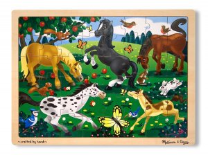 Frolicking Horses - 48 piece Melissa & Doug puzzle - Ages 4+