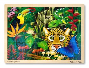 Rainforest - 48 piece Melissa & Doug puzzle - Ages 4+