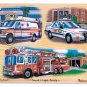 Emergency Vehicles Light & Sound Puzzle - 9 piece Melissa & Doug peg puzzle - Ages 3+