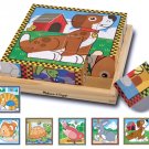 Pets Cube Puzzle - 16 piece Melissa & Doug puzzle - Ages 2+