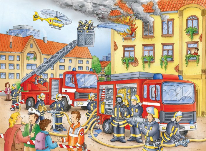 Fire Department - 100 piece Ravensburger puzzle - for Ages 6+