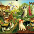 Cats in the Field - Bridge Playing Cards Double Deck - NEW
