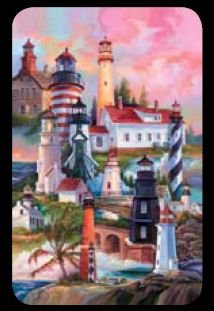 Lighthouses - Bridge Playing Cards - NEW
