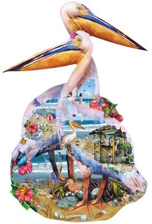 Proud Parents - 1,000 piece Shaped SunsOut puzzle - for Ages 12+