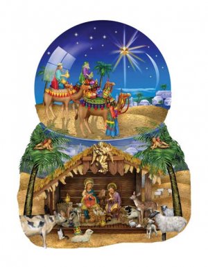 O Star of Bethlehem - 1,000 piece Shaped SunsOut puzzle - for Ages 12+