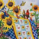 Meeting At the Clothesline - 1000 Large Piece SunsOut puzzle - for Ages 12+